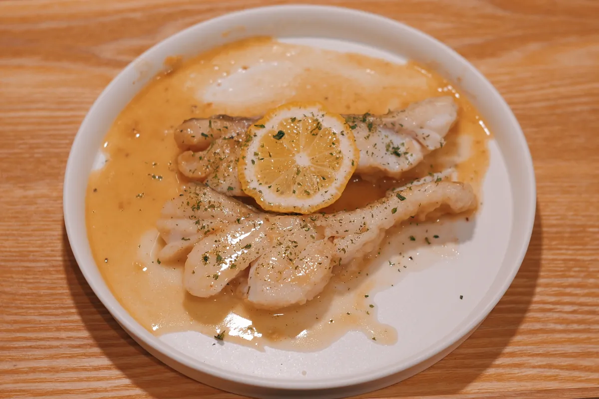 Recipe タラのムニエル -レモンバターソース-